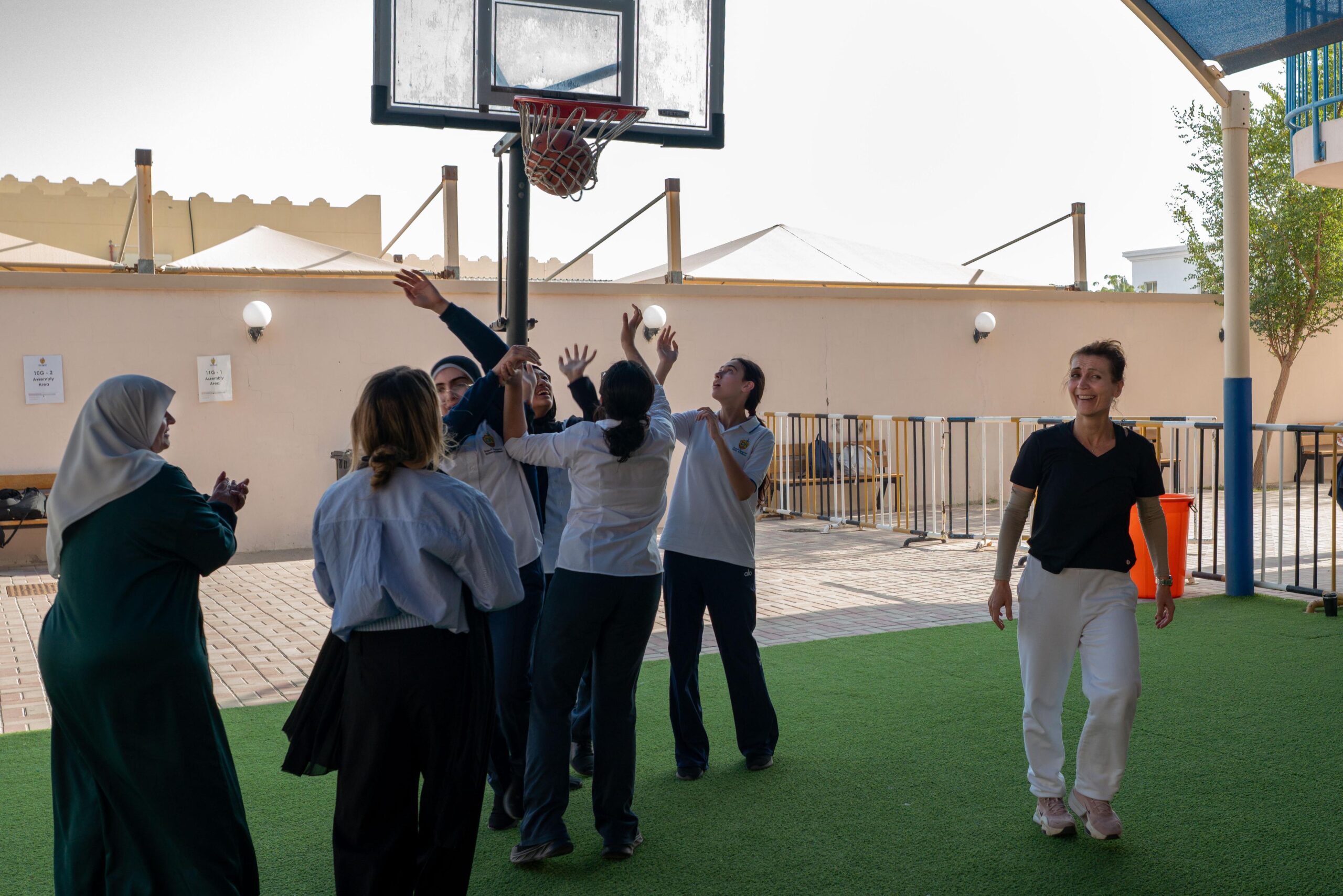 Friendly Basketball Match
